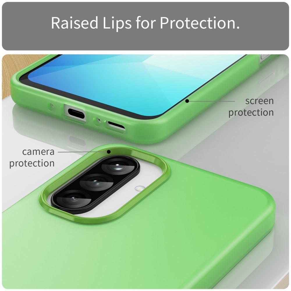 Candys matt zselés tok Samsung Galaxy A26 5G - zöld