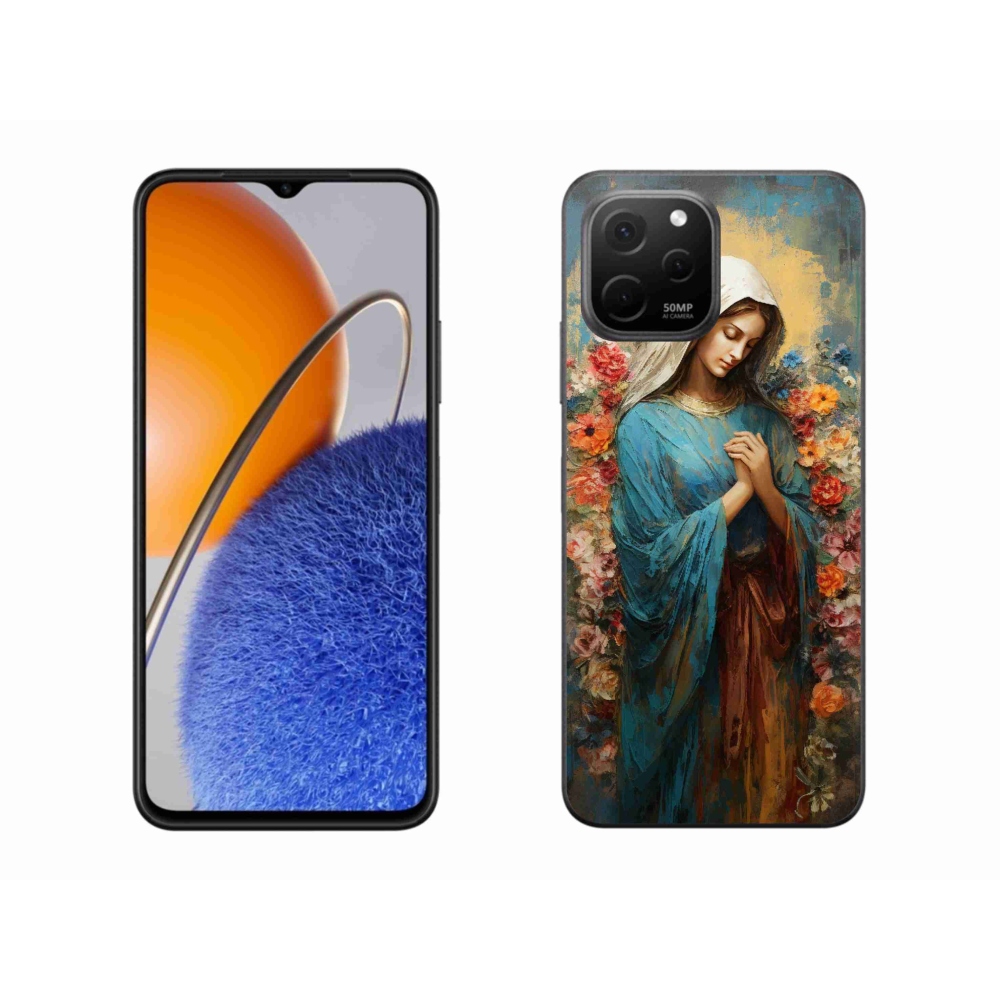 Gél borítás mmCase a Huawei Nova Y61-en - szent nő