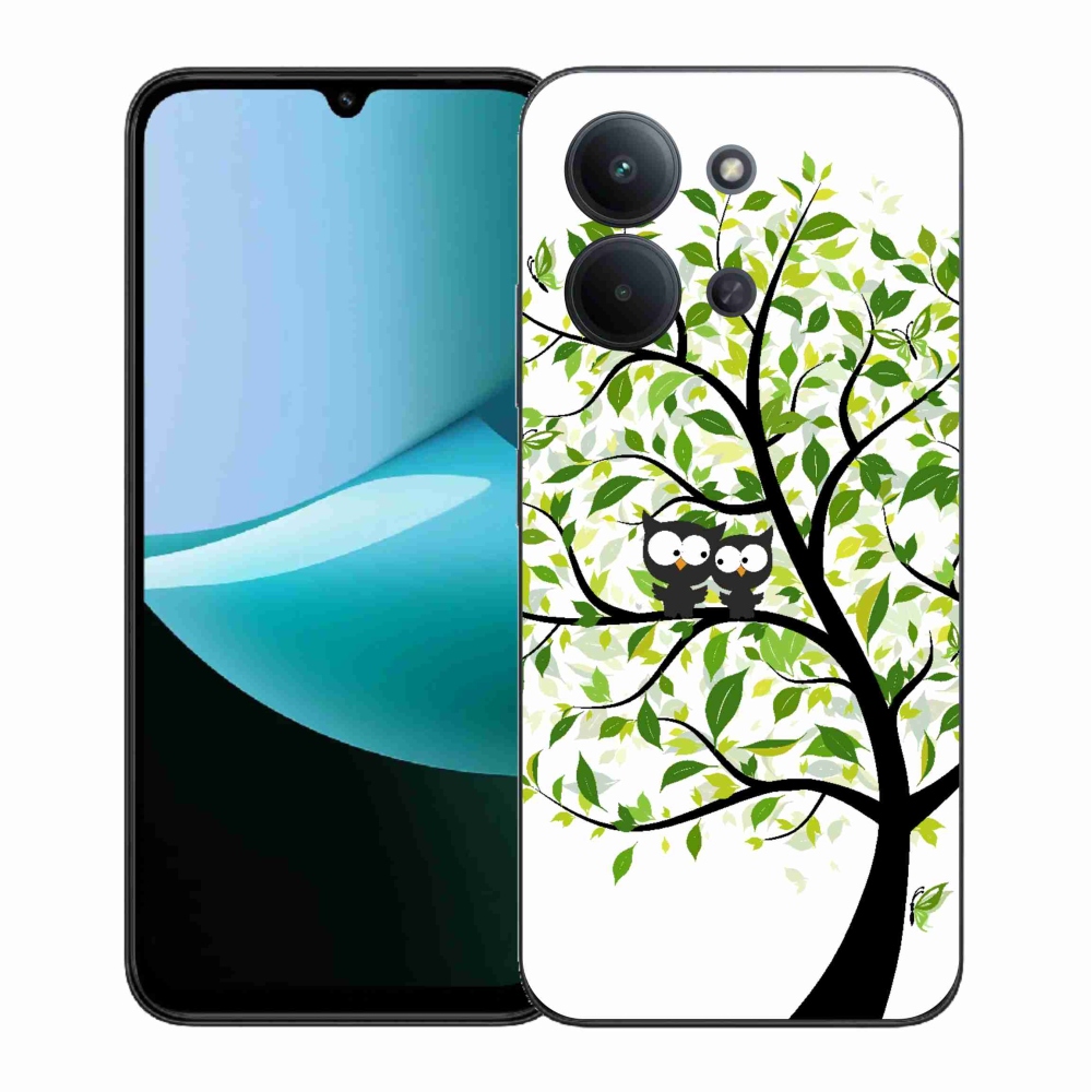 Gél borítás mmCase a Xiaomi Redmi 15C 4G (171mm)/Poco C85 4G (171mm) számára - baglyok a fán