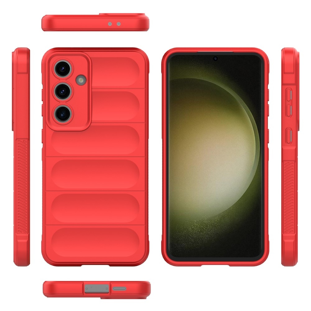 Rugg tartós zselés tok Samsung Galaxy S24 FE készülékhez - piros