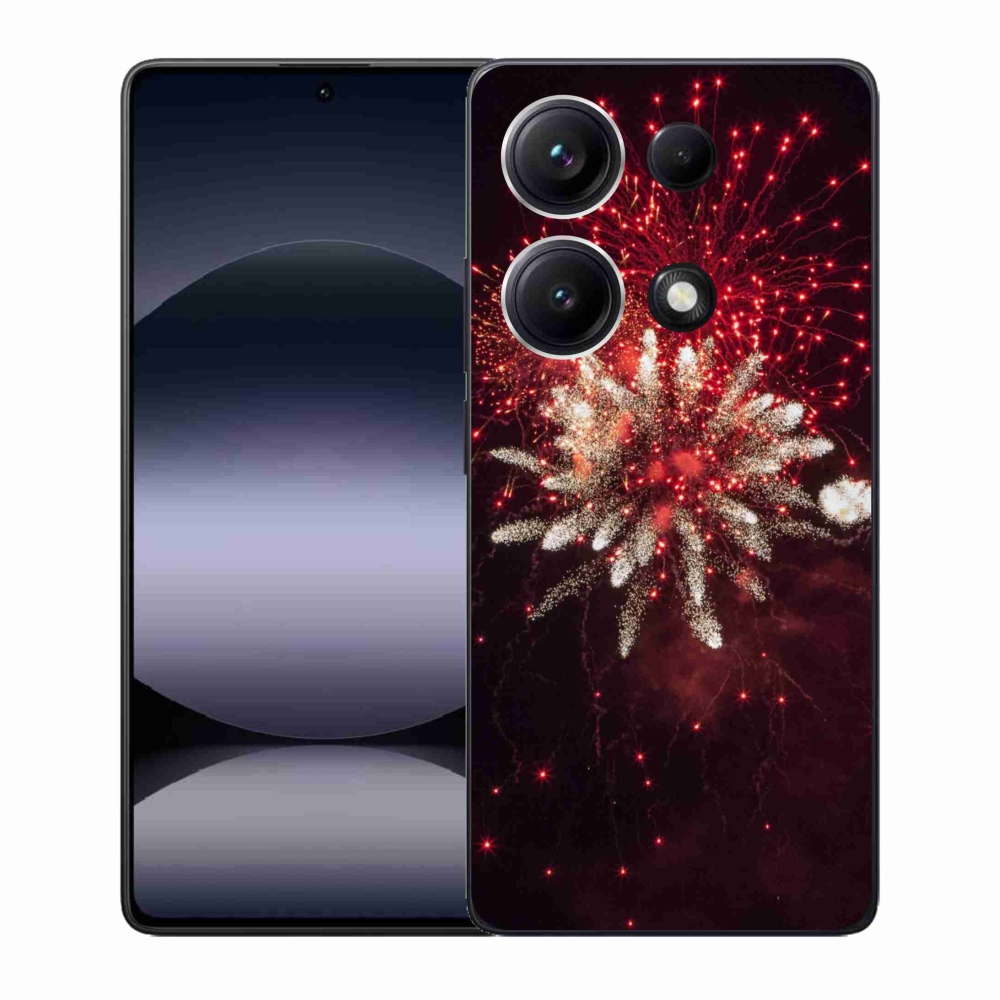 Gél borítás mmCase a Xiaomi Redmi Note 14S-hez - tűzijáték