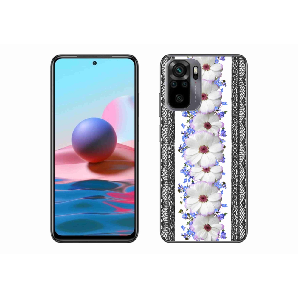 Gél borító mmCase a Xiaomi Redmi Note 10 4G-hez - virágok 8