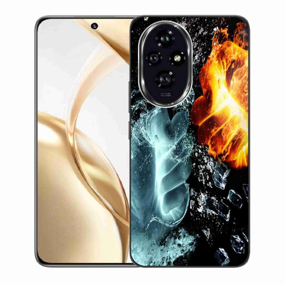 Zselés borítás mmCase a Honor 200 5G készülékhez - víz és tűz