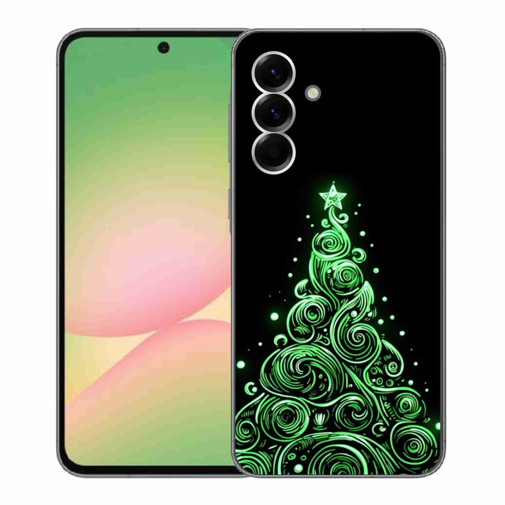 Gél borítás mmCase Samsung Galaxy A56 5G - neon karácsonyfa 3