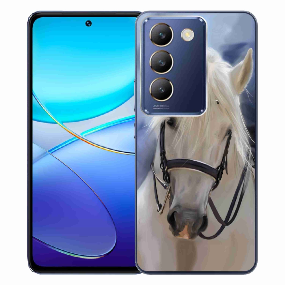 Gél borítás mmCase a Vivo V40 SE 4G/5G készülékhez - fehér ló