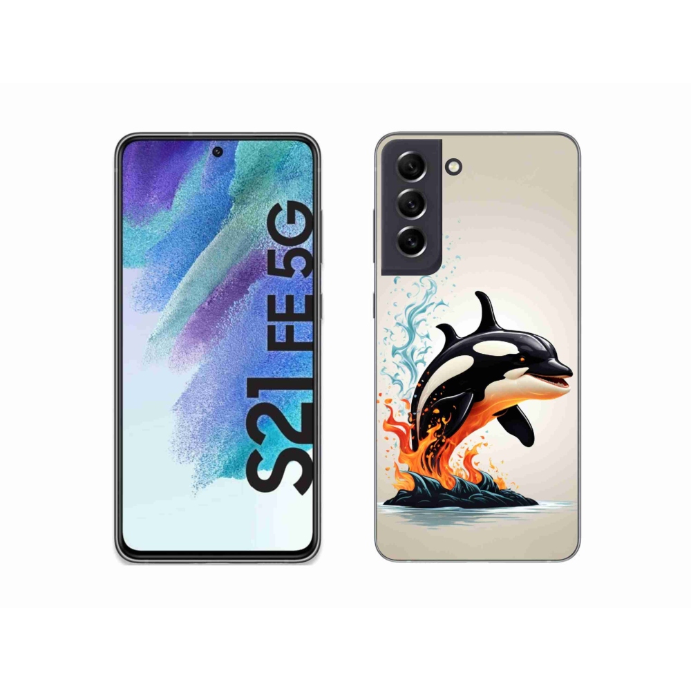 Gél védőhuzat mmCase Samsung Galaxy S21 FE 5G - írisz