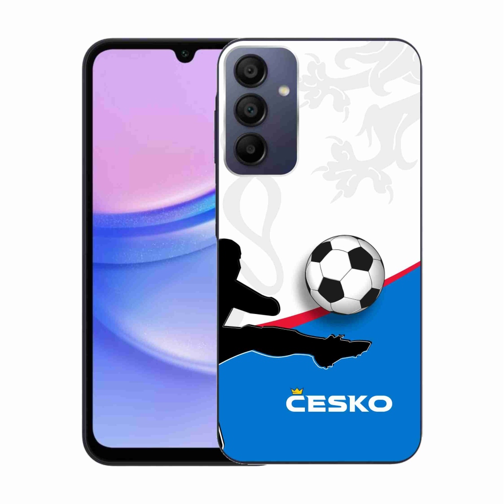 Gél borítás mmCase Samsung Galaxy A15 4G/5G - futball Csehország 3