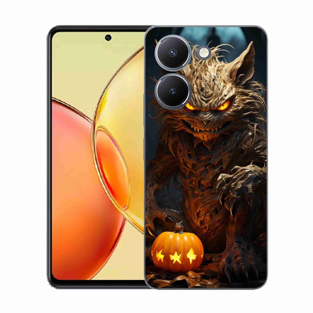 Gél borító mmCase a Vivo Y36-hoz - Halloween szörnyeteg