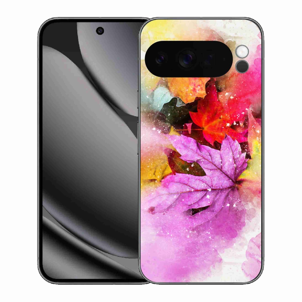 Gél borítás mmCase a Google Pixel 10 Pro XL-hez - színes levelek