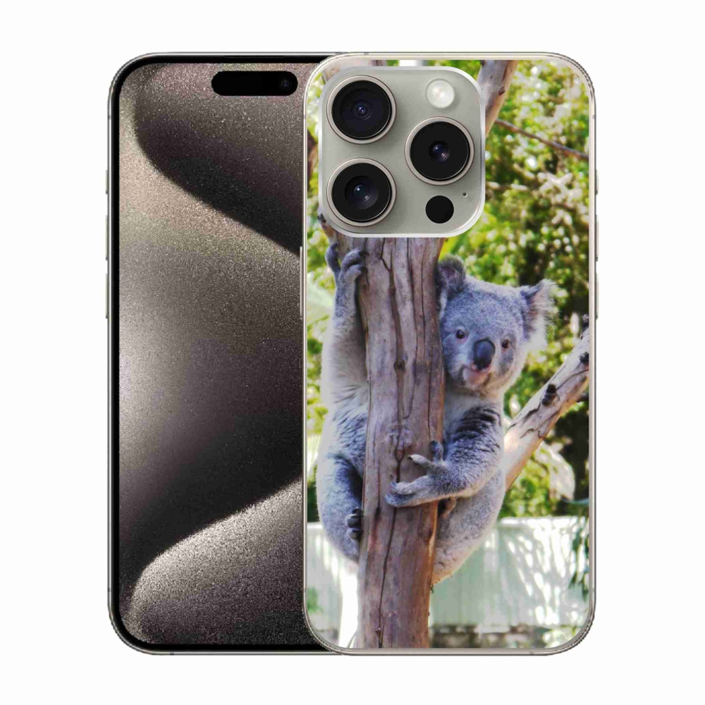 Zselés borítás mmCase iPhone 15 Pro készülékhez - koala