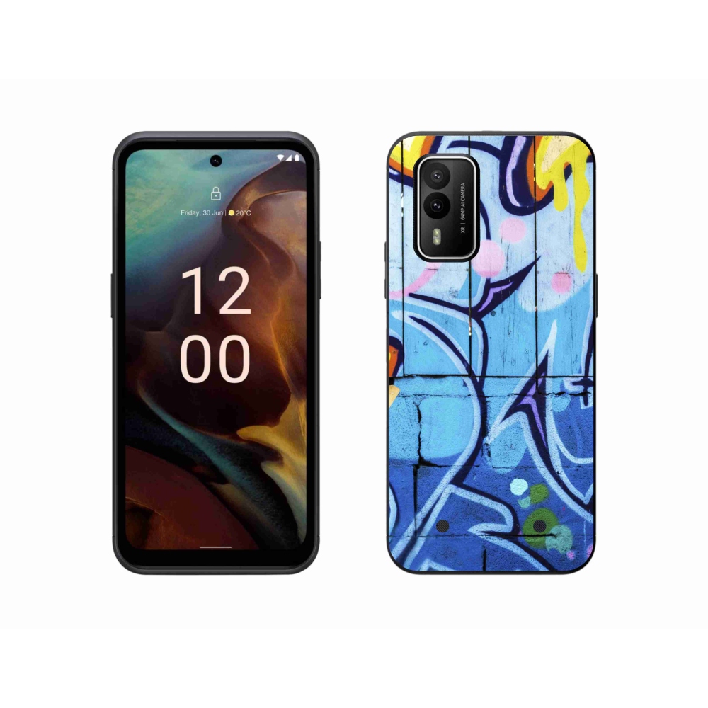 Zselés borítás mmCase a Nokia XR21 készülékhez - graffiti