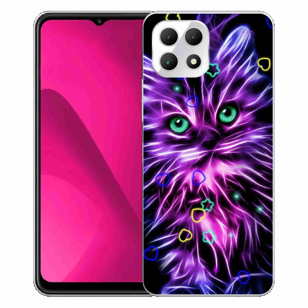 Gél borító mmCase a T-Mobile T Phone 2 készülékhez - absztrakt macska