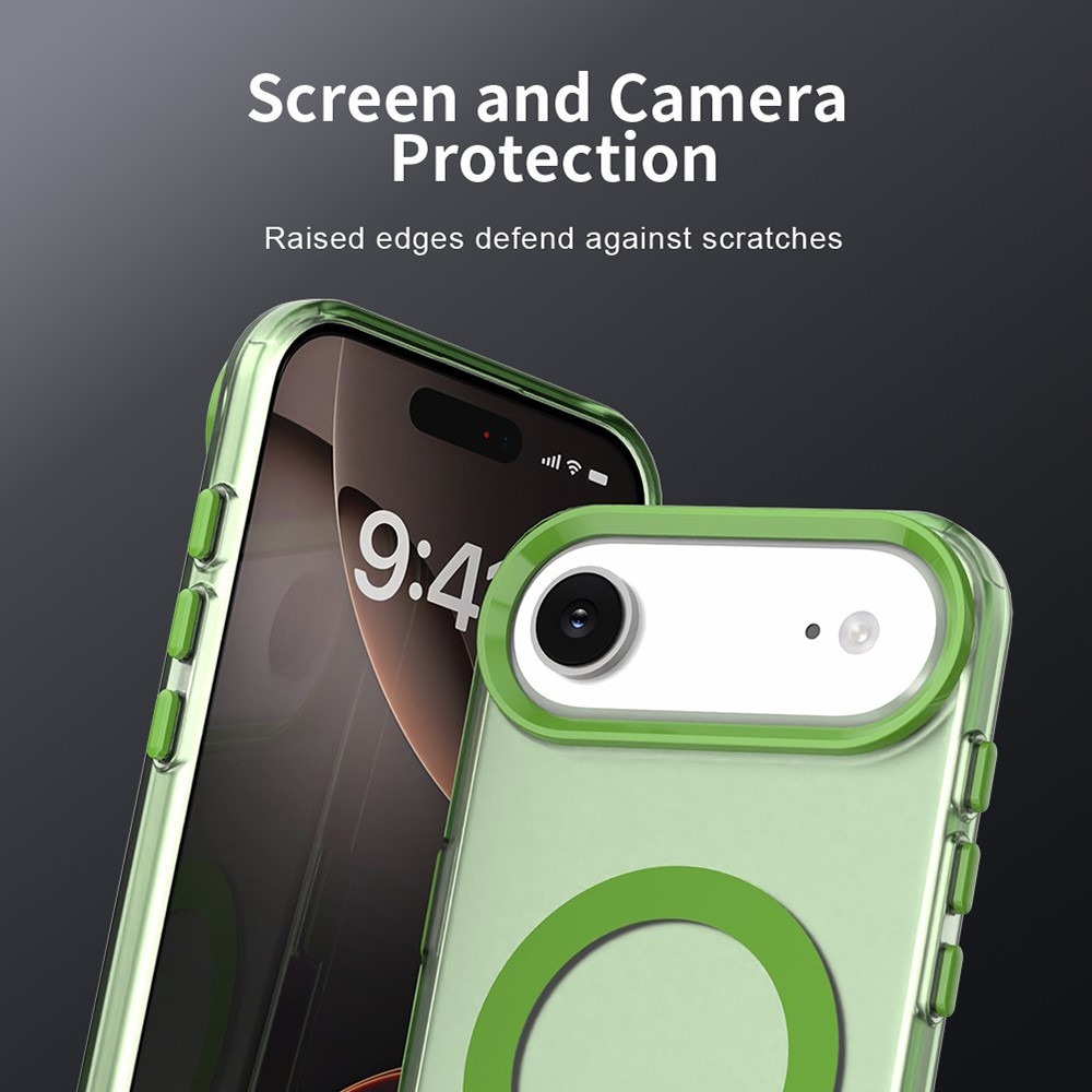 Candy MagSafe zselés tok iPhone 17 Air készülékhez - zöld