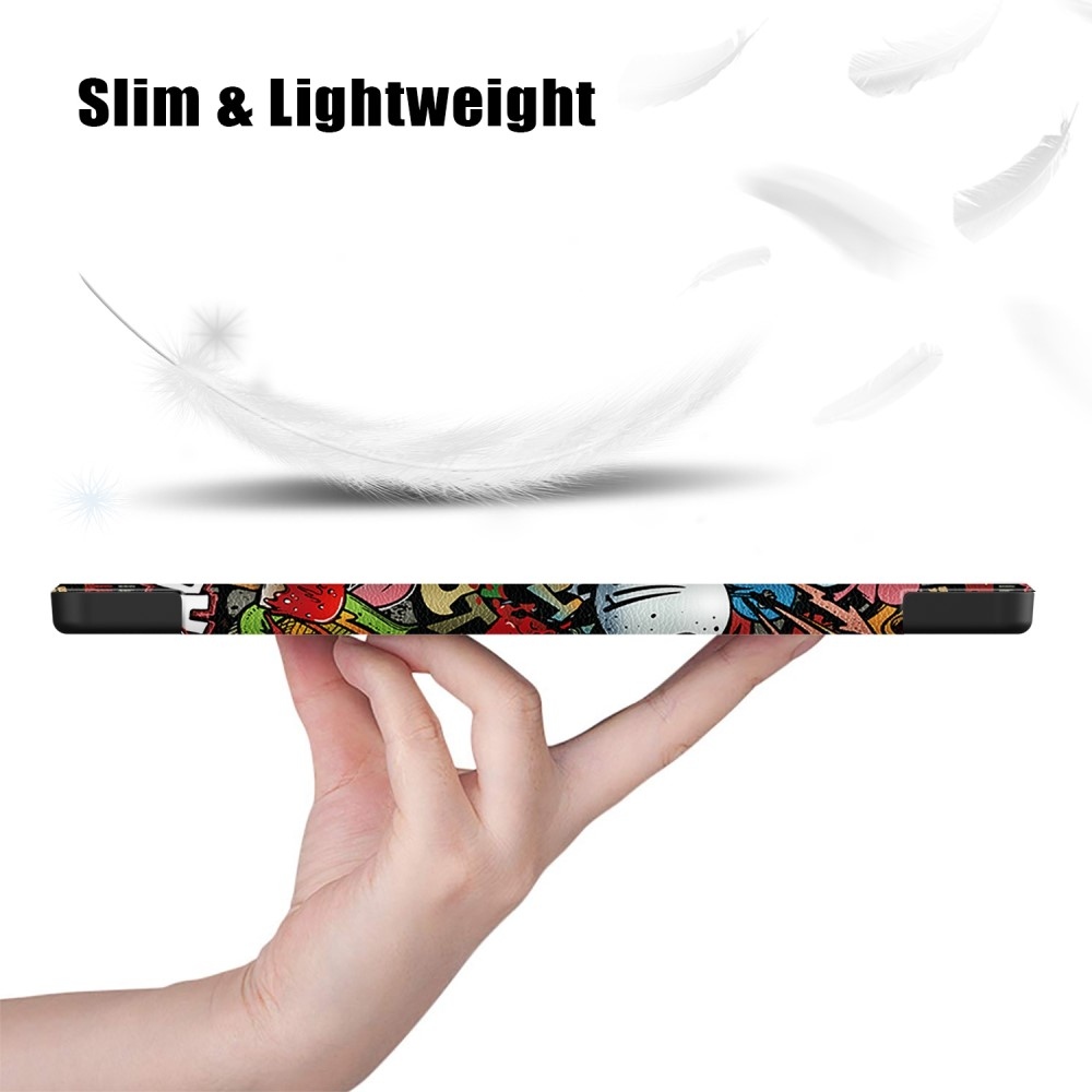 Patte intelligens záró tok Lenovo Tab P11 (2. Gen) - graffiti