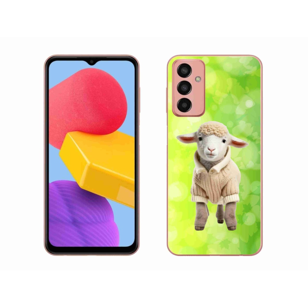 Gél borítás mmCase Samsung Galaxy M13 - bárány pulóverben