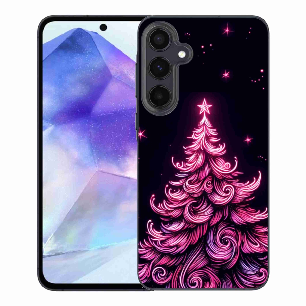 Gél borítás mmCase Samsung Galaxy A55 5G - neon karácsonyfa 2