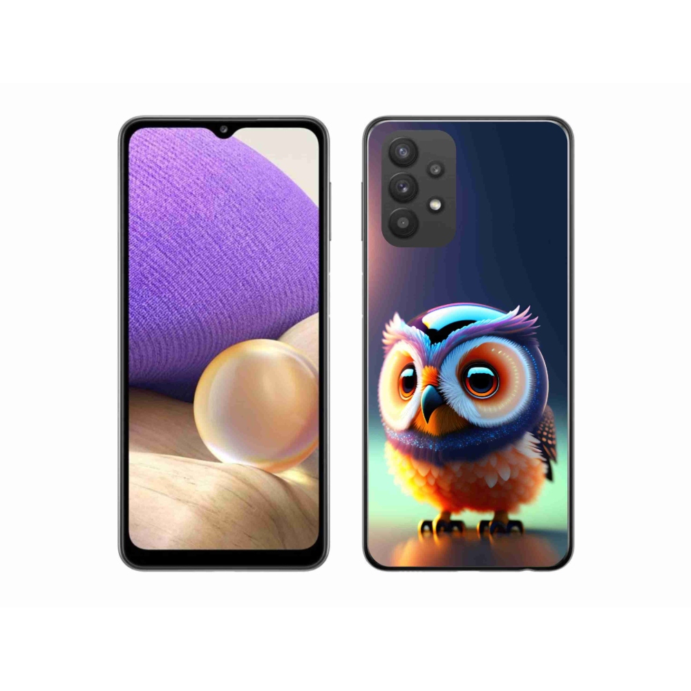 Gél védőhuzat mmCase Samsung Galaxy A32 5G - bagoly