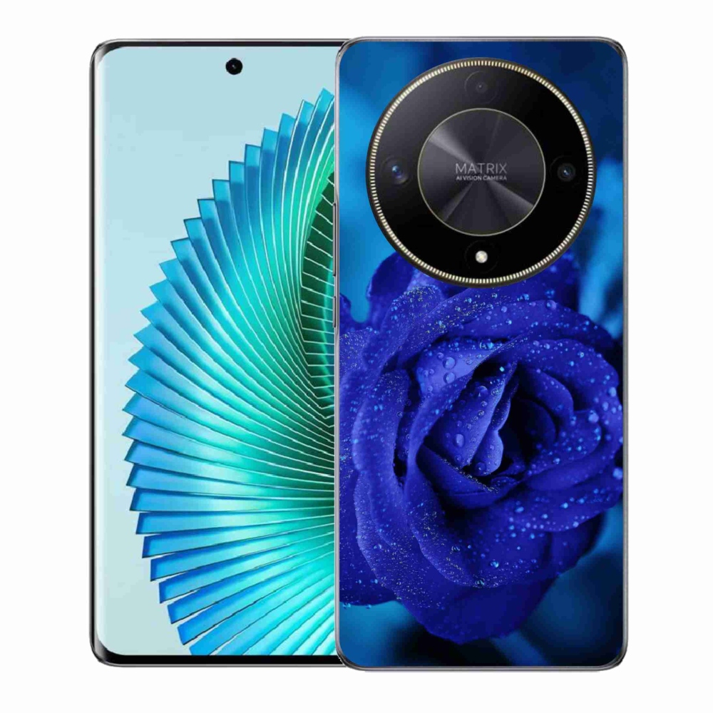 Gél tok mmCase a Honor Magic 6 Lite 5G készülékhez - kék rózsa