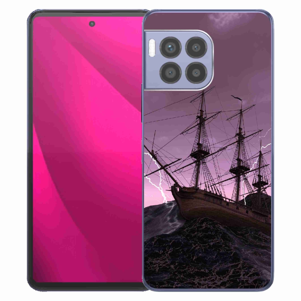 Zselés borítás mmCase a T-Mobile T Phone 2 Pro készülékhez - hajó a viharban