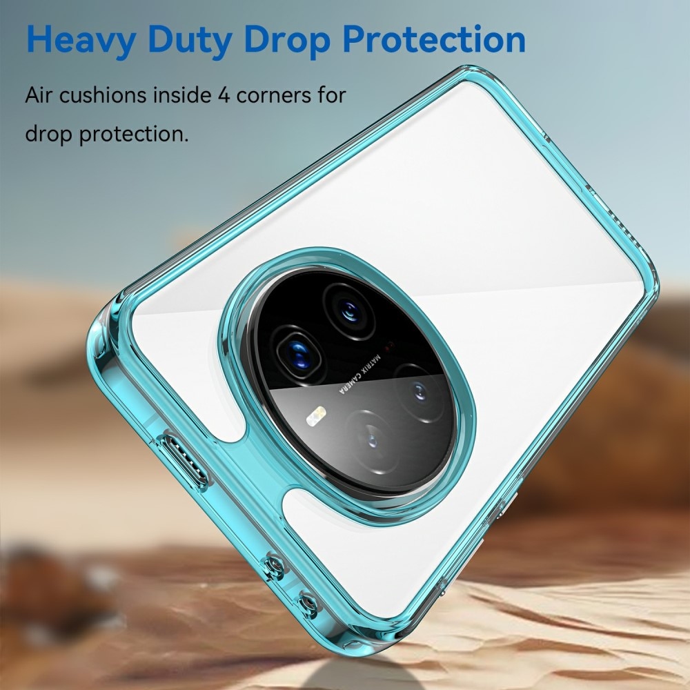 Gél tok fix hátlappal a Honor Magic 7 Pro 5G készülékhez - világoskék színben