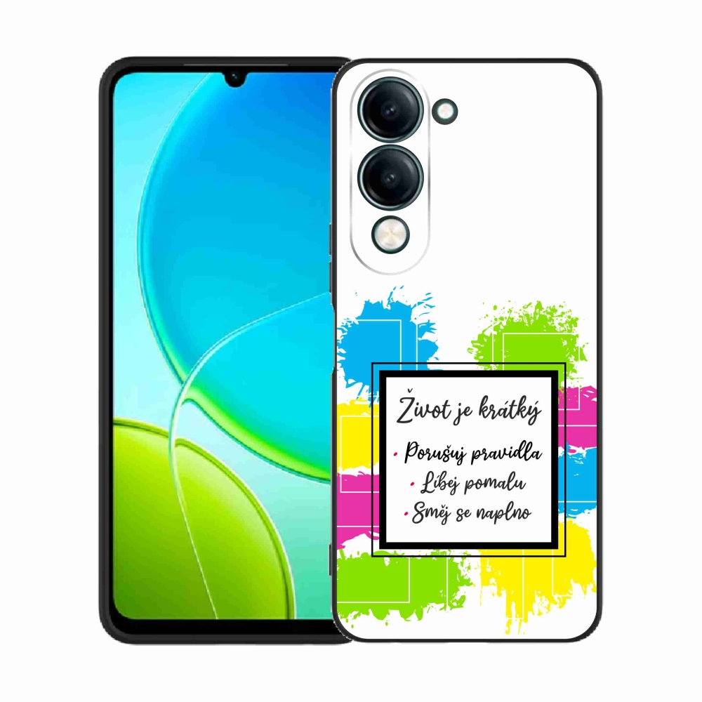 Gel Cover mmCase a Vivo Y29s 5G-n - Idézet 5 fehér háttér