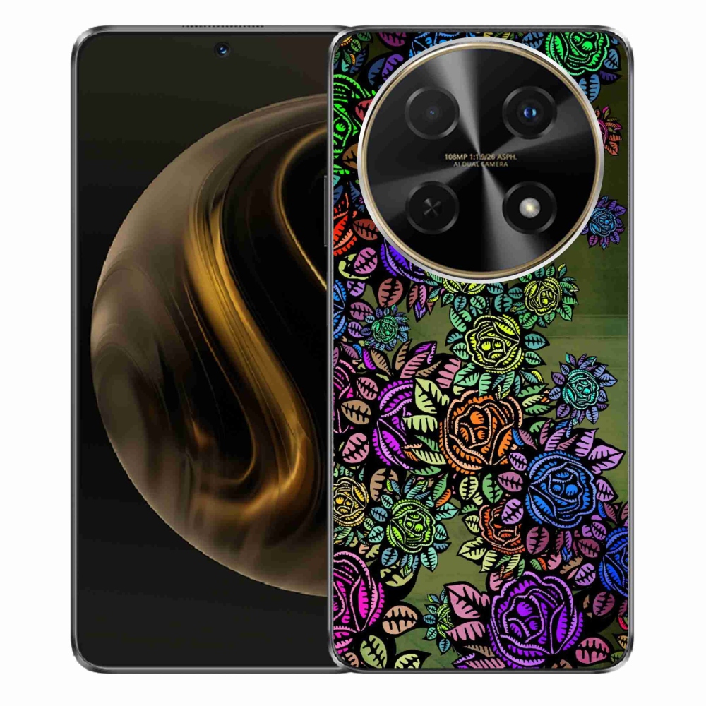 Gél borító mmCase a Huawei Nova 12i készülékhez - virágok 6