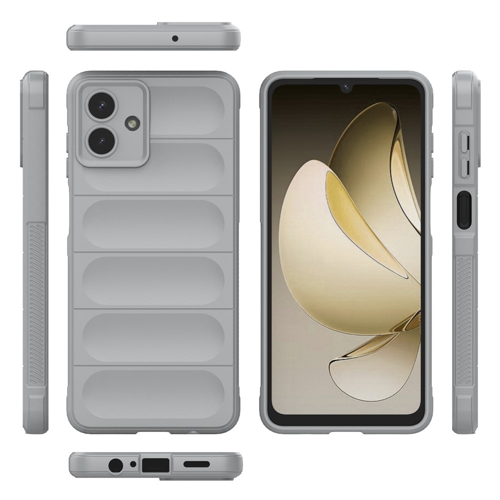 Rugg tartós zselés tok Samsung Galaxy A07 4G készülékhez - világosszürke