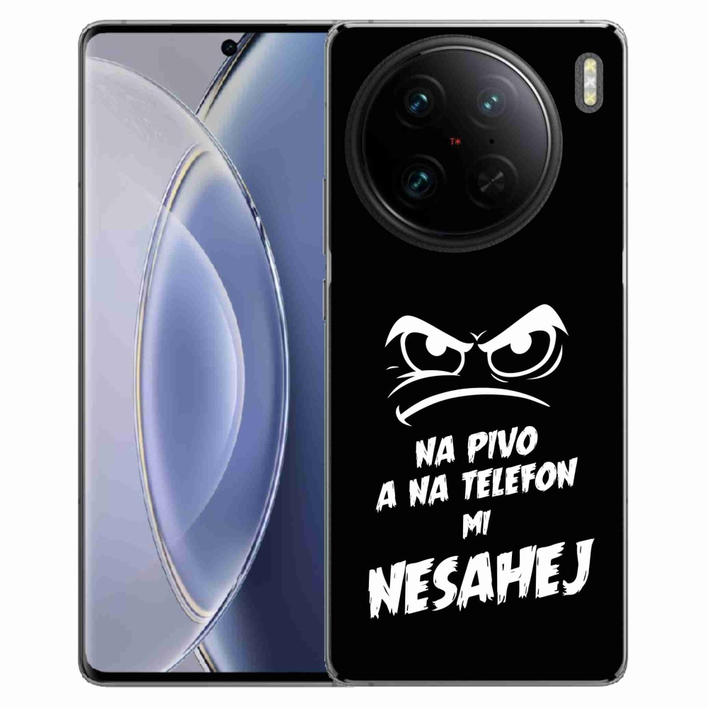 Gél borítás mmCase a Vivo X90 Pro - sör motívum 2 fekete háttérrel