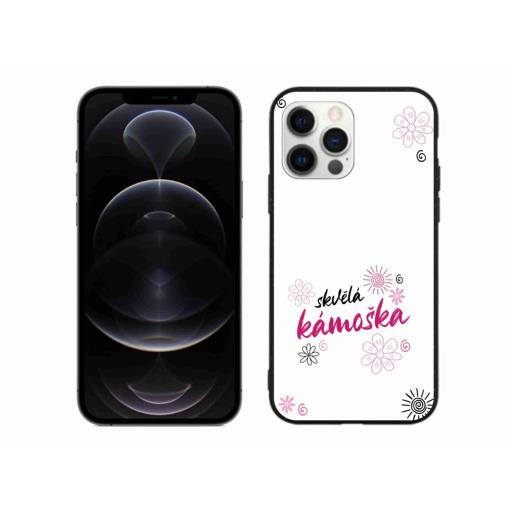 Gél borítás mmCase iPhone 12 Pro Max készülékhez - nagyszerű haver fehér háttérrel