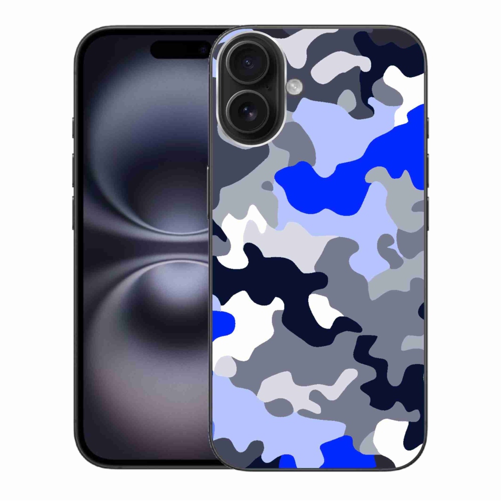 Zselés borítás mmCase iPhone 16 Plus készülékhez - terepszínű minta 8