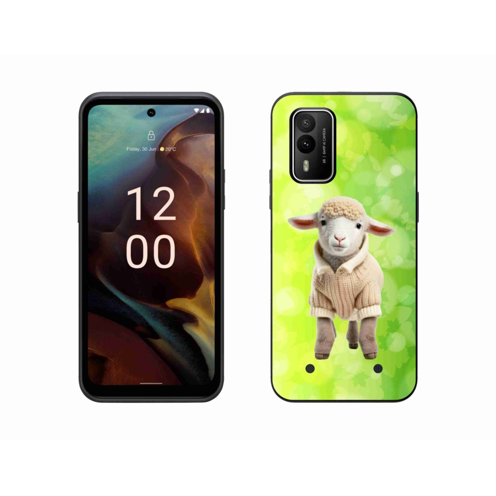 Zselés borítás mmCase a Nokia XR21 készülékhez - bárány pulóverben
