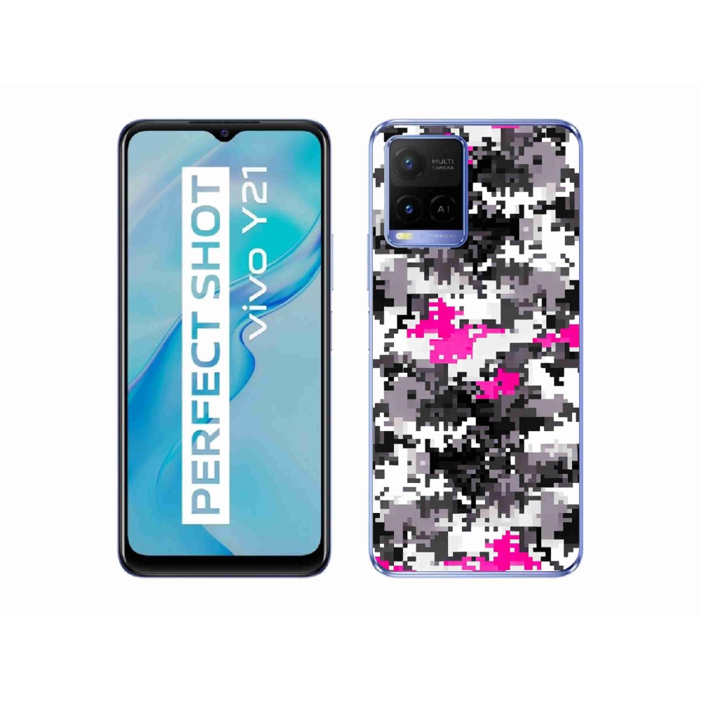 Gél védőburkolat mmCase a Vivo Y21/Y21s/Y33s készülékhez - álcázó minta 4