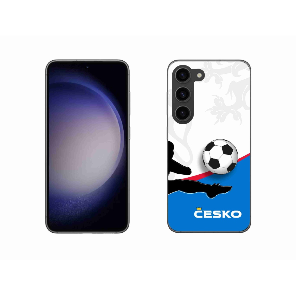 Gél borítás mmCase Samsung Galaxy S23 5G - futball Csehország 3