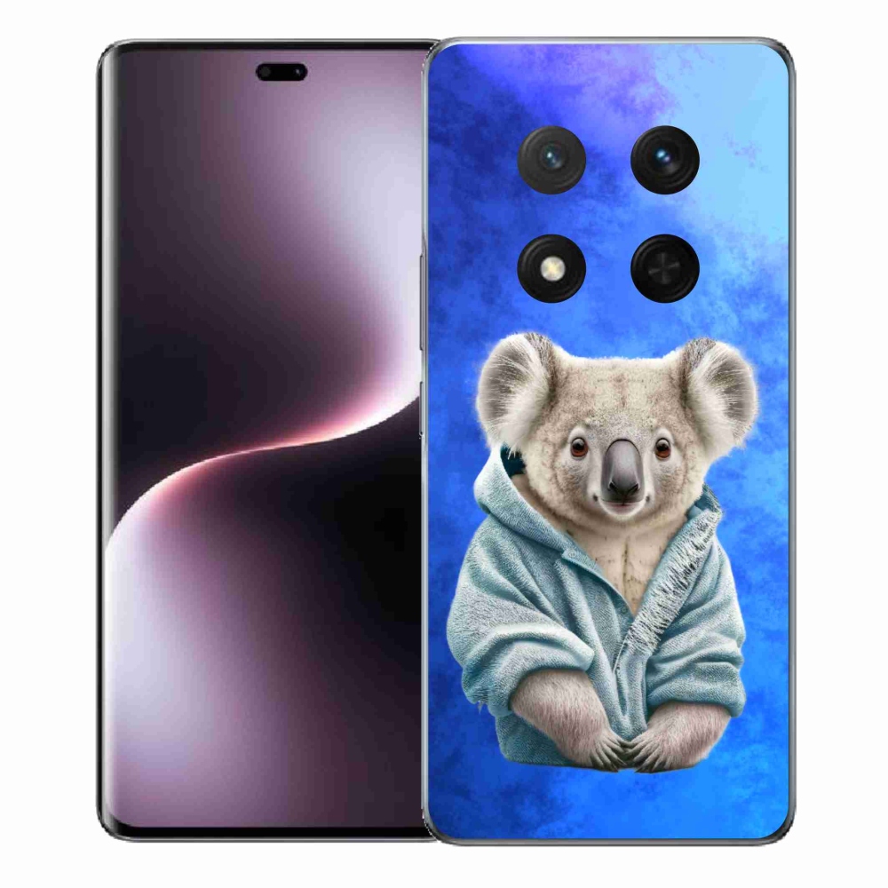Zselés borítás mmCase a Honor Magic 7 Lite 5G számára - koala pulóverben