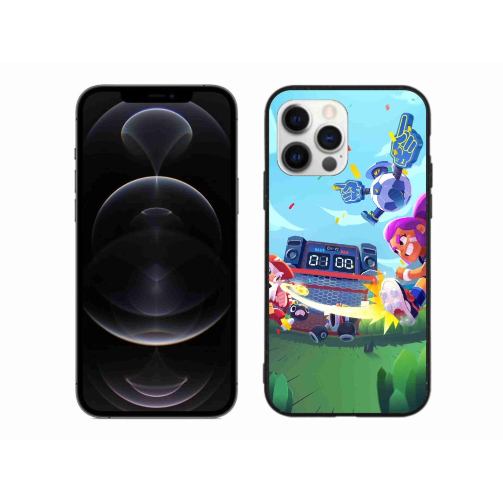 Zselés borítás mmCase iPhone 12 Pro Max készülékhez - verekedős csillagok 1