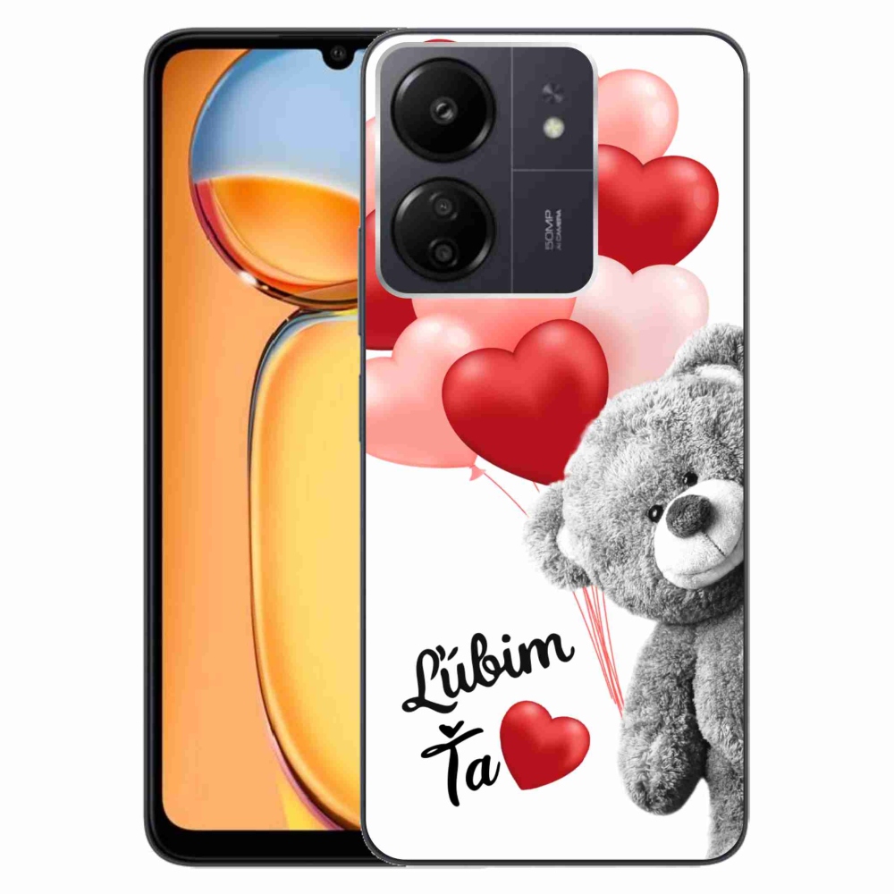 Gél tok mmCase a Xiaomi Poco C65/Redmi 13C-hez - I love you en