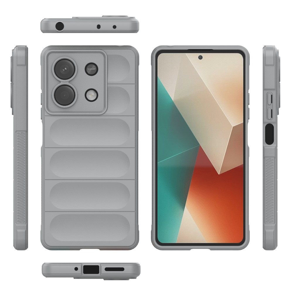 Rugg tartós zselés tok Xiaomi Redmi Note 13 5G - világosszürke