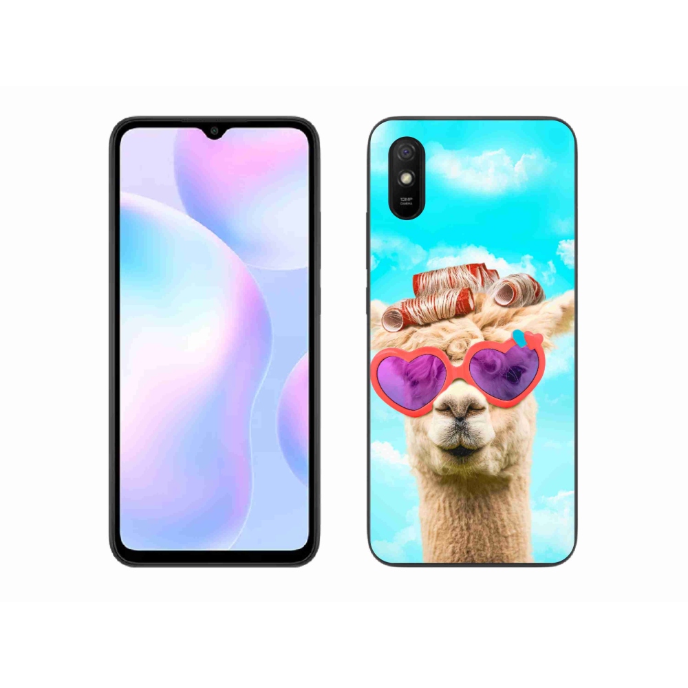 Gél borítás mmCase a Xiaomi Redmi 9AT-hoz - szemüveges láma