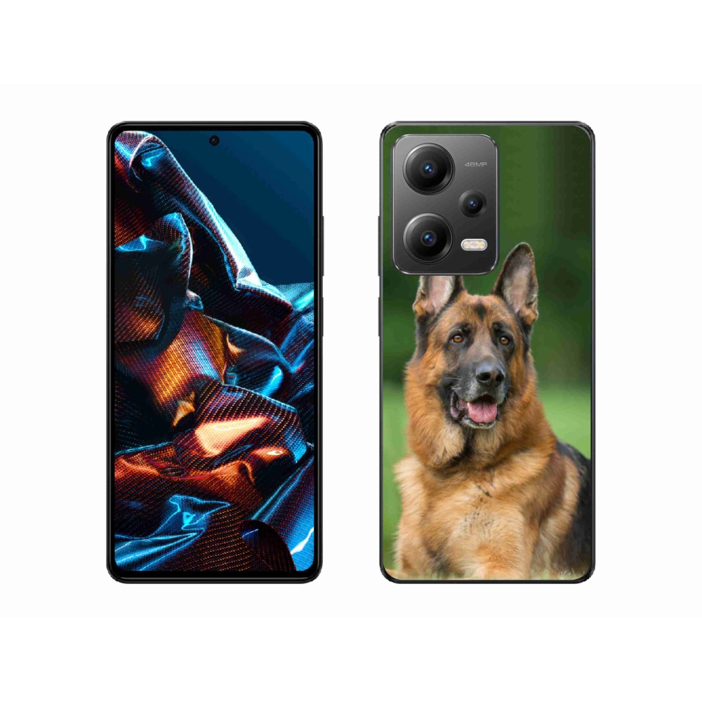 Gél borítás mmCase a Xiaomi Redmi Note 12 Pro 5G számára - Német juhászkutya