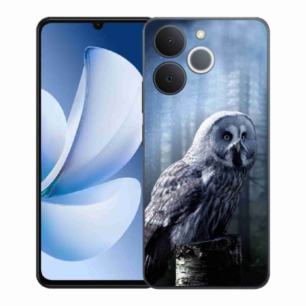 Zselés borító mmCase a Realme Note 70T készülékhez - bagoly