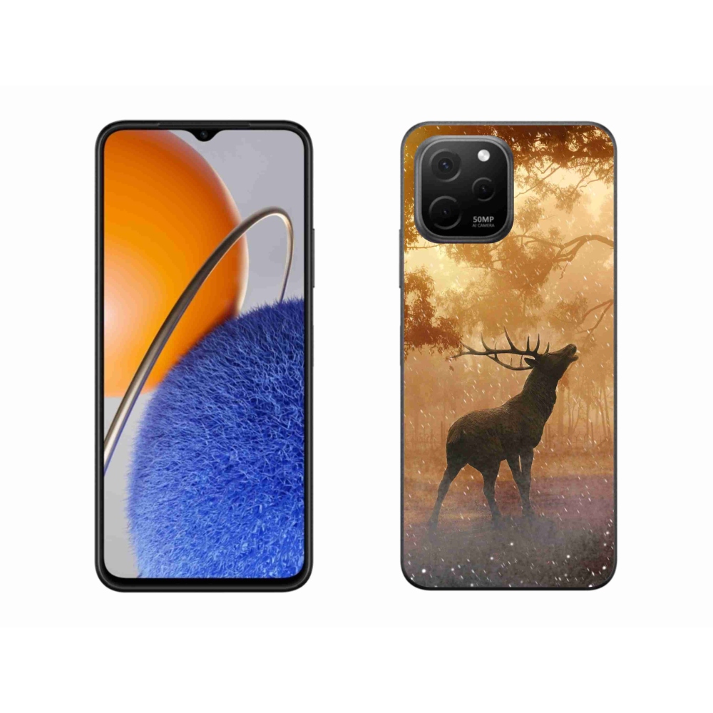 Zselés borítás mmCase a Huawei Nova Y61-hez - szarvasok a vadászaton