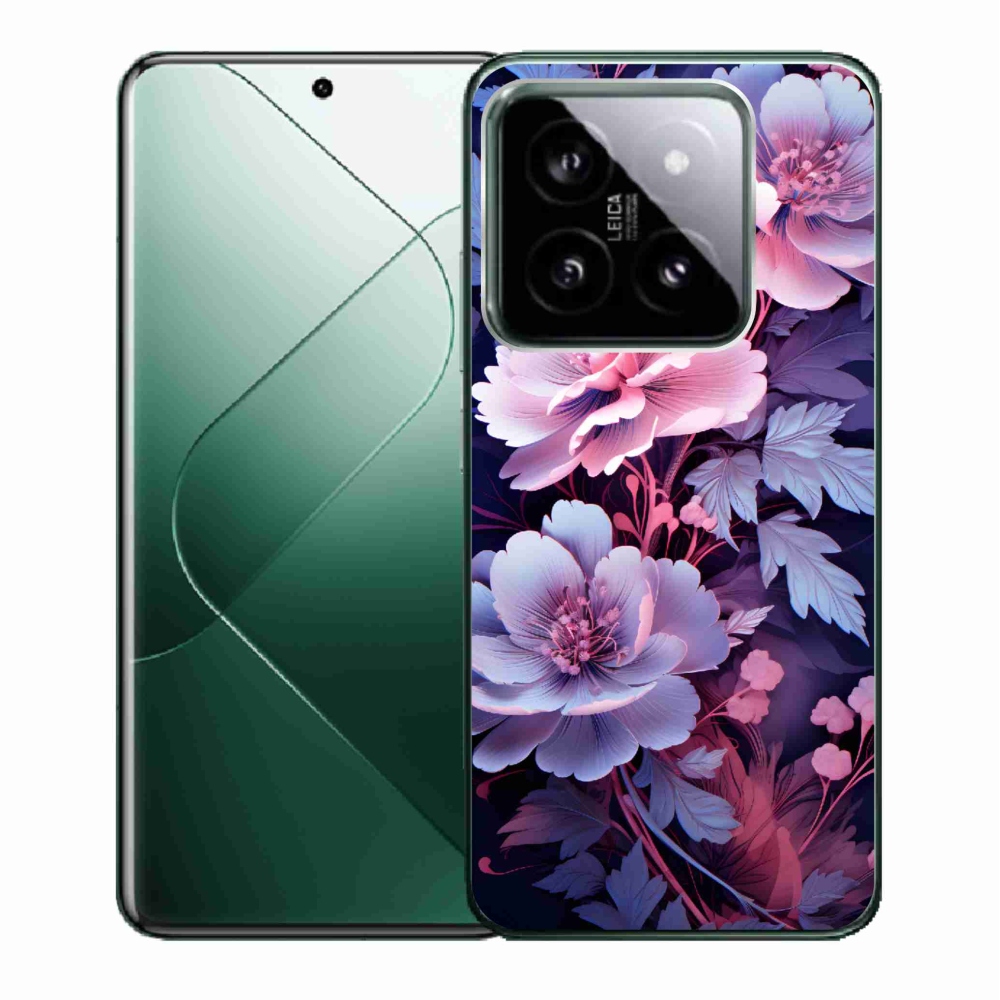Gél borító mmCase a Xiaomi 14 - virágok 11
