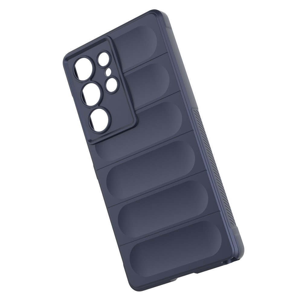 Rugg tartós zselés tok Samsung Galaxy S25 Ultra készülékhez - sötétkék