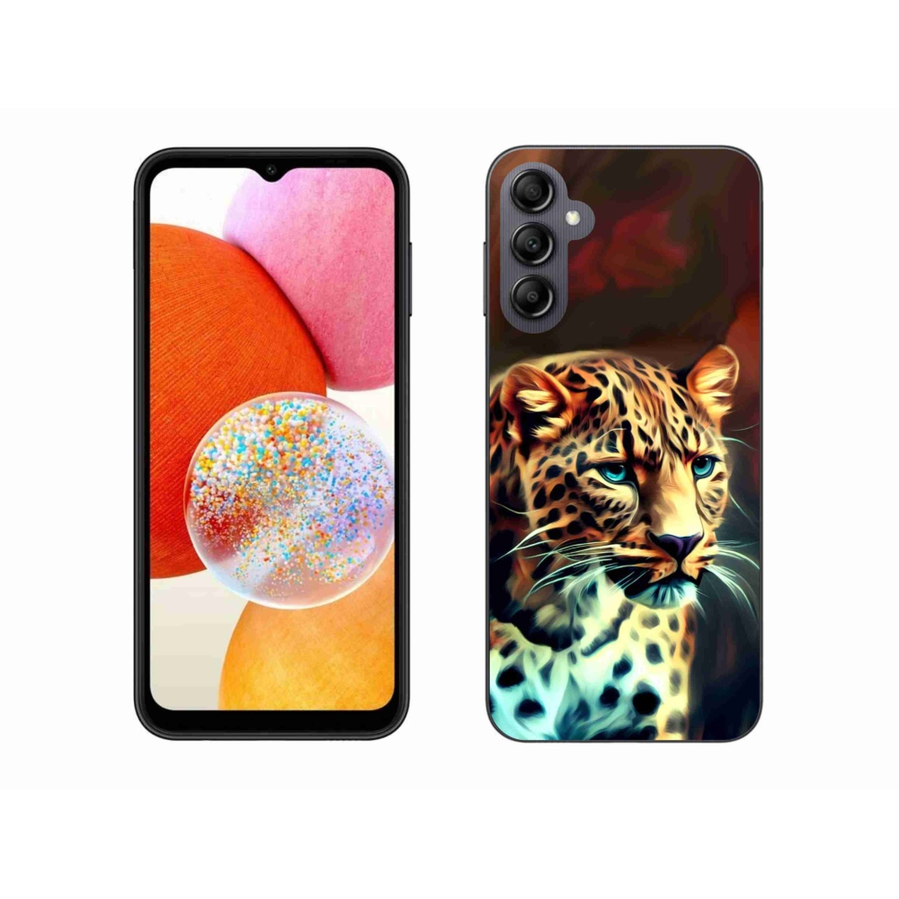 Zselés borítás mmCase Samsung Galaxy A14 4G/5G - leopárd