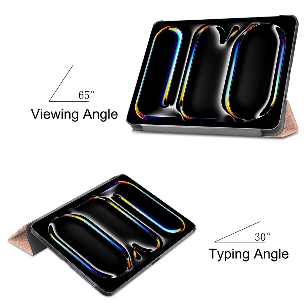 Tok okos záródó tok iPad Pro 13 (2024) - rózsaarany