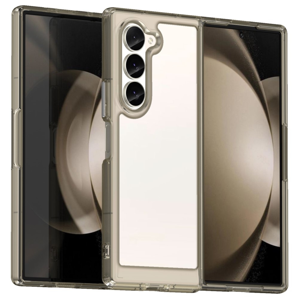 Gél tok fix hátlappal Samsung Galaxy Z Fold6 5G készülékhez - szürke