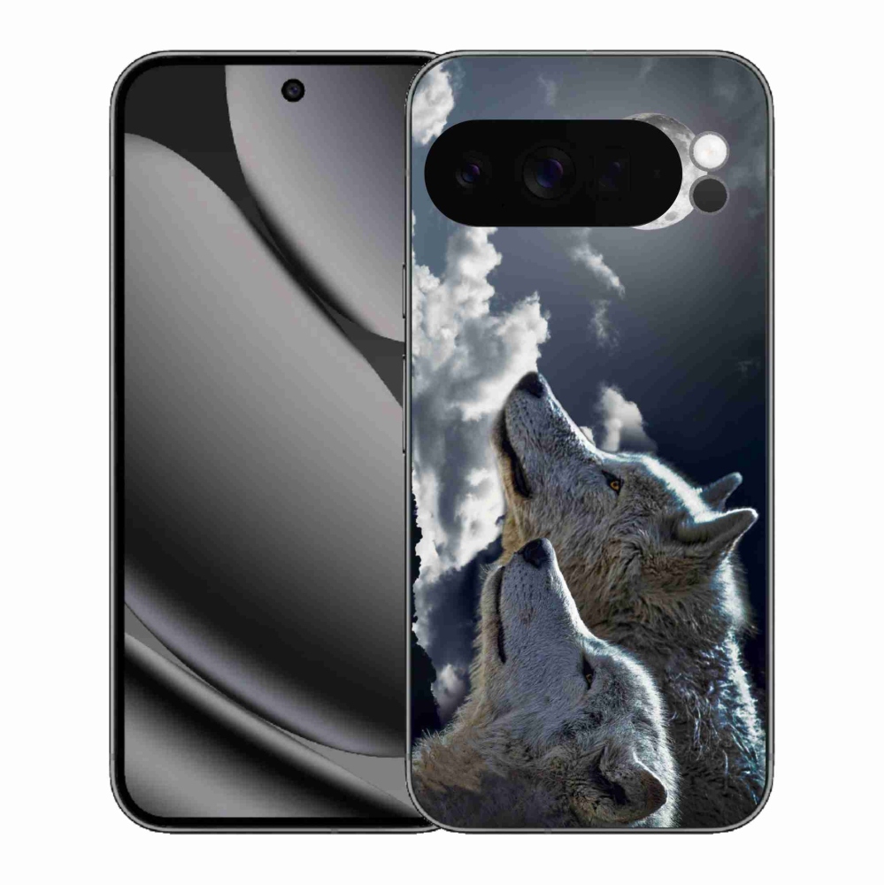 Zselés borítás mmCase a Google Pixel 10 Pro XL-hez - farkasok
