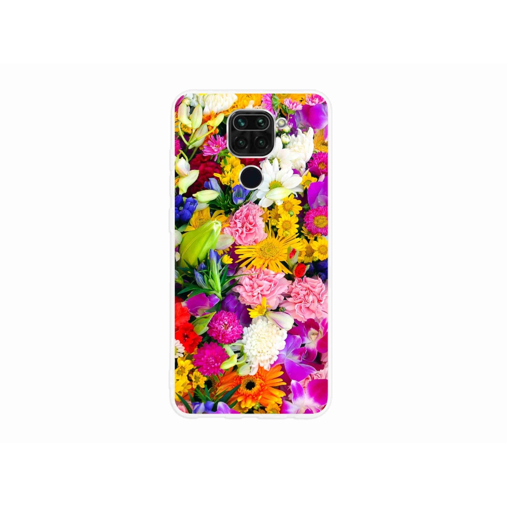 Gél borító mmCase a Xiaomi Redmi Note 9-hez - virág 12