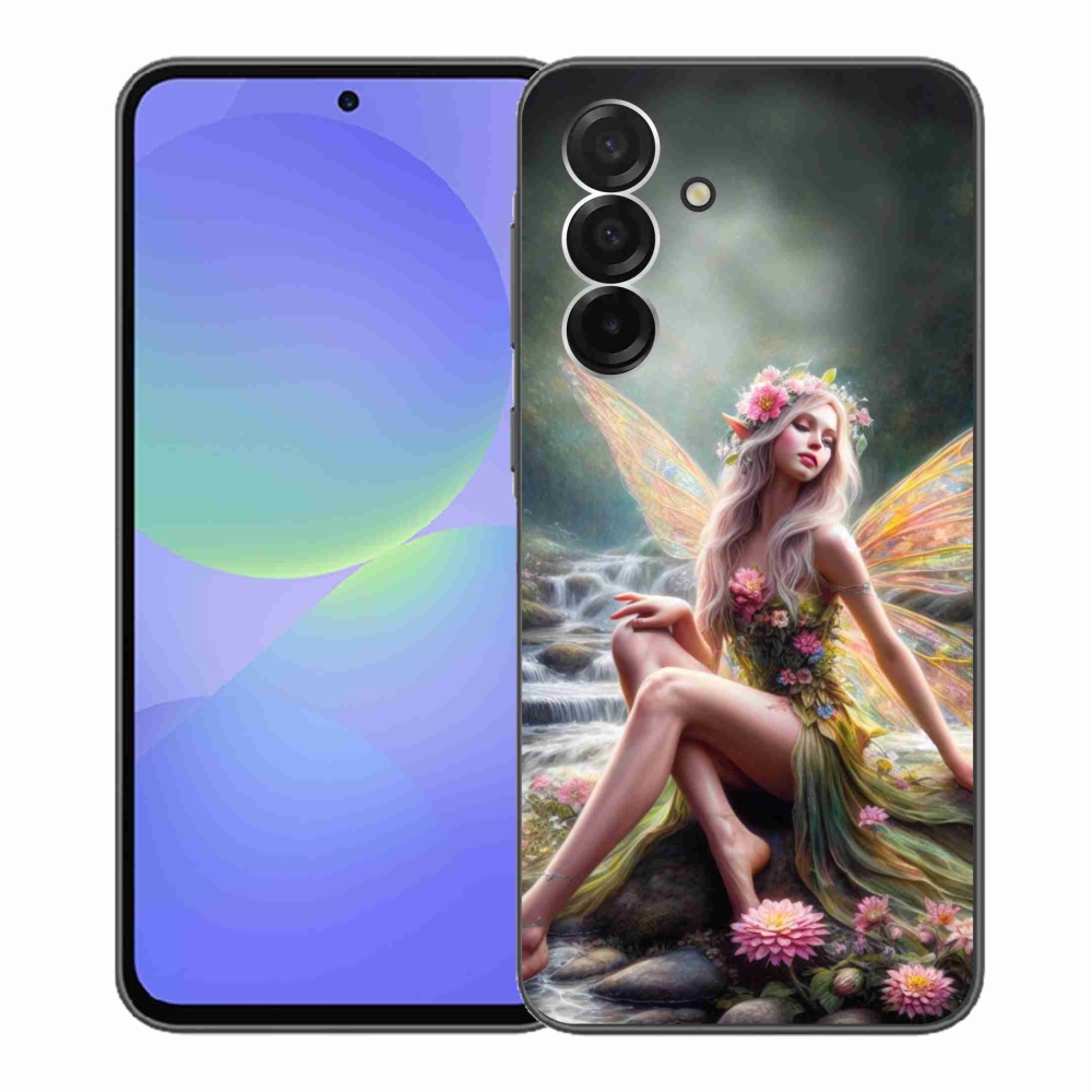 Gél védőhuzat mmCase Samsung Galaxy A36 5G - pillangó nő 1