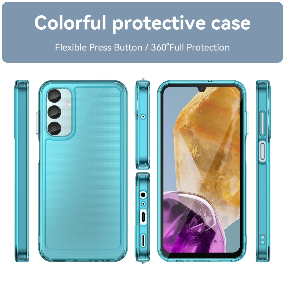 Candy zselés tok Samsung Galaxy M15 5G - világoskék színben